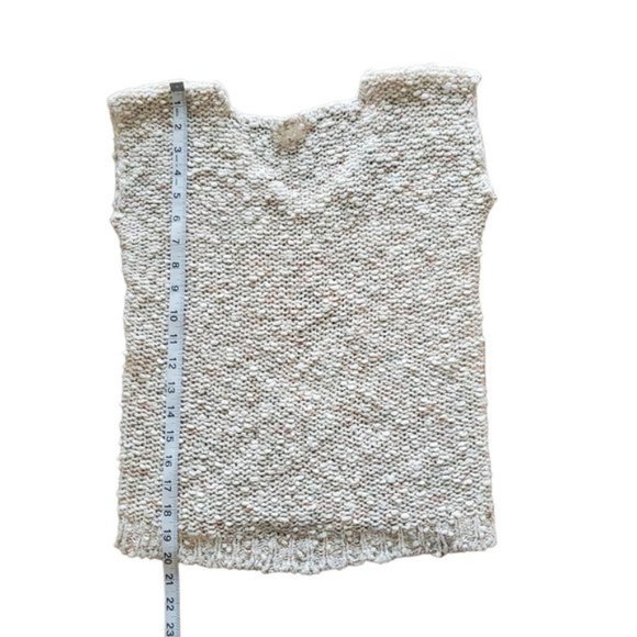 Vintage cream boucle vest - Picture 5 of 7